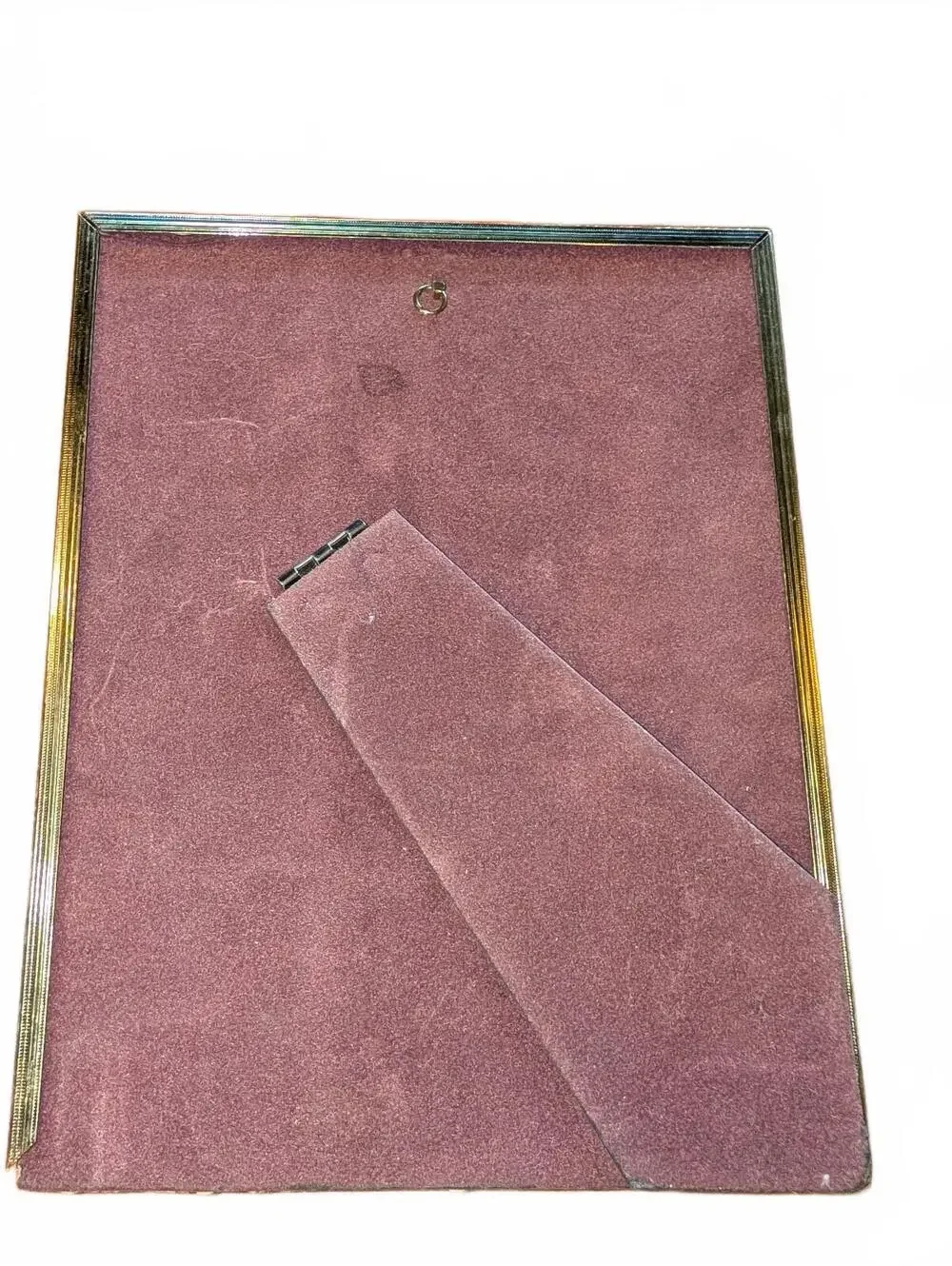 Vintage Ornate Gold Tone Picture Frame with Stand